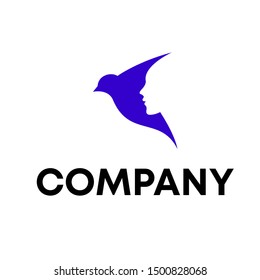 BIRD VECTOR LOGO TEMPLATE ANIMAL MASCOT