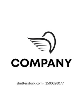 BIRD VECTOR LOGO TEMPLATE ANIMAL MASCOT