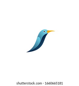 Bird vector with minimalist lines