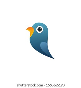 Bird vector with minimalist lines