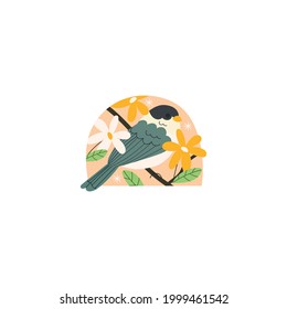 Bird Vector On White Background