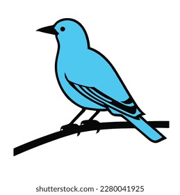 bird vector on white background, vector illustration, vector art work