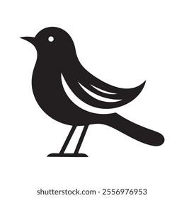 Bird vector silhouette art illustration