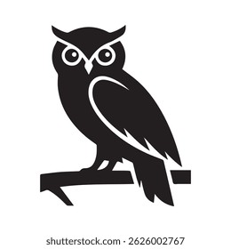 Bird vector silhouette icon on a white background