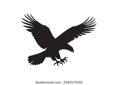 Bird with Vector Silhouette image