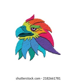 bird vector sketch illustration, scribble art