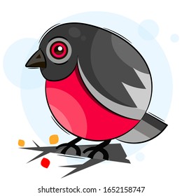 Bird Vector Suitable For Greeting Card, Poster Or T-shirt Printing.