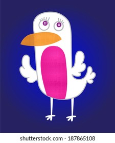 bird vector / t-shirt graphics