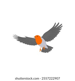 Bird, Veterinary Flat Vector Illustration