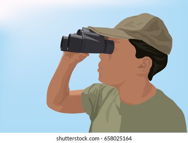 Bird watcher