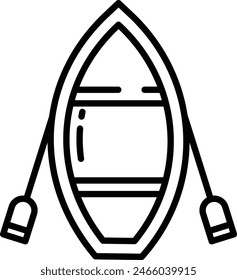 bird watching outline icon vector illustration