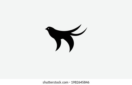 Bird wildlife flat icon design
