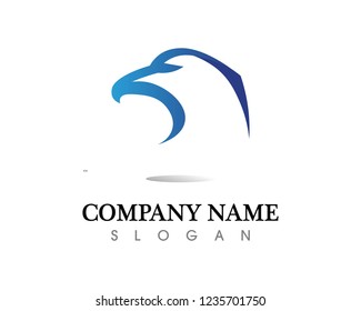 Bird wing Dove Logo Template vector illustration
