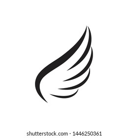 Bird wing Dove Logo Template vector illustration