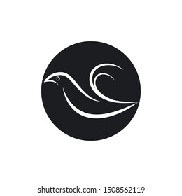 
Bird wing Dove Logo Template vector illustration