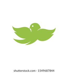 Bird wing Dove Logo Template vector illustration