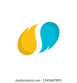 Bird wing Dove Logo Template vector illustration