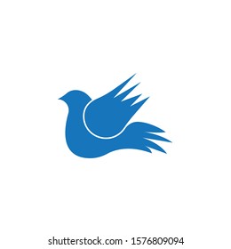 Bird wing Dove Logo Template vector illustration
