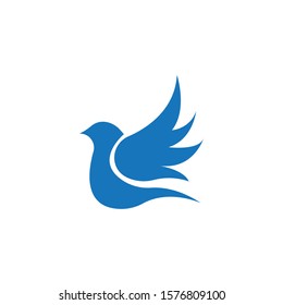Bird wing Dove Logo Template vector illustration
