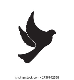 Bird wing Dove Logo Template vector illustration
