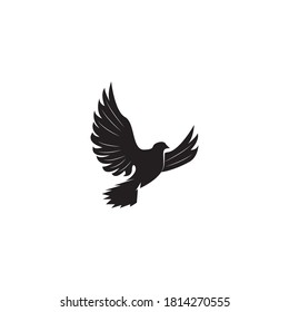 Bird wing Dove Logo Template vector illustration