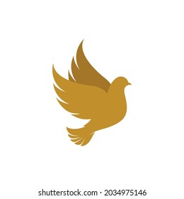 Ilustración vectorial de la plantilla de logotipo de la pala de aves