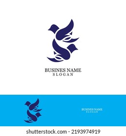 Ilustración vectorial del logotipo de la pala de aves