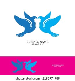 Ilustración vectorial del logotipo de la pala de aves