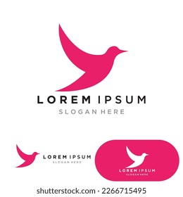 Bird wing Dove Logo Template vector illustration