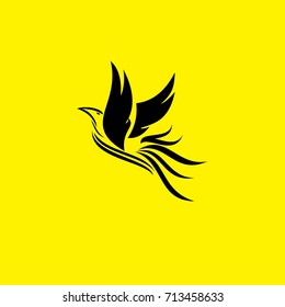 Bird wing Dove Logo Template vector illustration