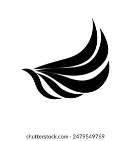 bird wing icon vector eps