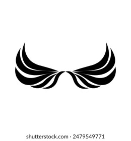 bird wing icon vector eps