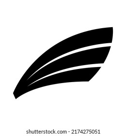 Bird wing illustration vector logo