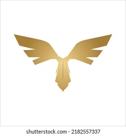 Bird wing logo icon design web