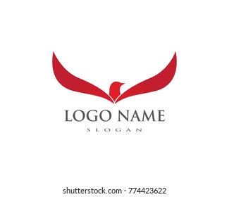 Bird wing Logo Template vector illustration