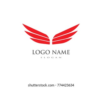 Bird wing Logo Template vector illustration