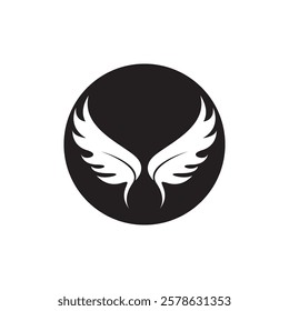 Bird Wings Icon And Symbol Template Illustration