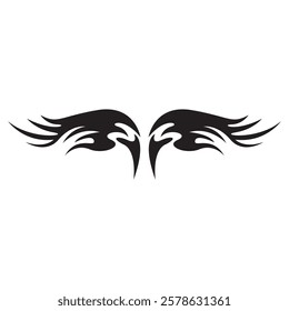 Bird Wings Icon And Symbol Template Illustration