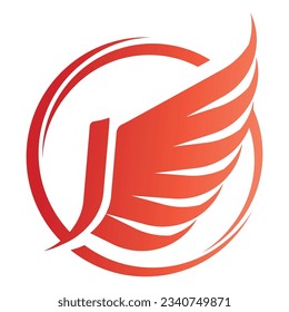 Diseño vectorial de la ilustración de las alas de las aves