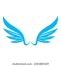 Diseño vectorial de la ilustración de las alas de las aves