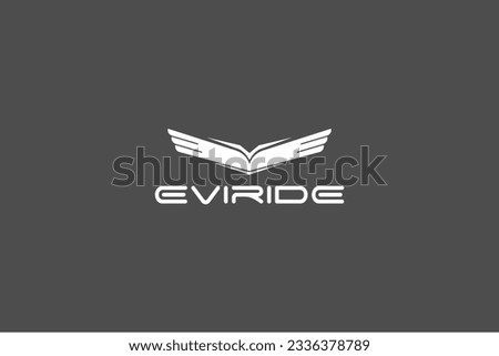 Bird wings logo design icon symbol illustration