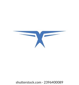 Bird Wings Logo Design Template