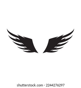 Bird wings logo vector template