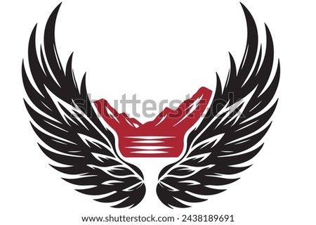 Bird wings with sunset time for a breathtaking and artistic representation of nature's beauty