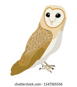 
A bird of wisdom with bulging eyes depicting owl 
