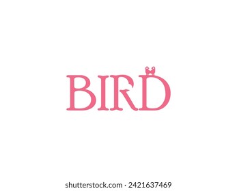 Vector de diseño del logotipo de Bird Wordmark