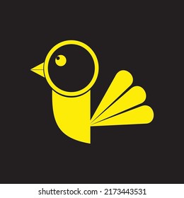 the bird and yellow color is perfect for any corporate brand. birds and gold, the progress and achievements of the company.