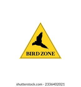 Bird Zone Icon Vector Design Template and Illustration