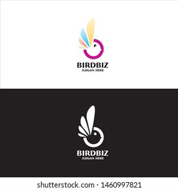 Birdbiz B Logo in Vector