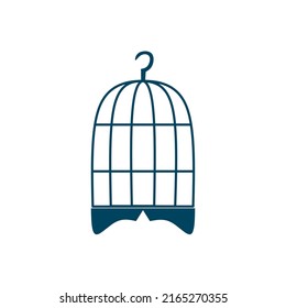 Birdcage Icon Vector With Simple Design